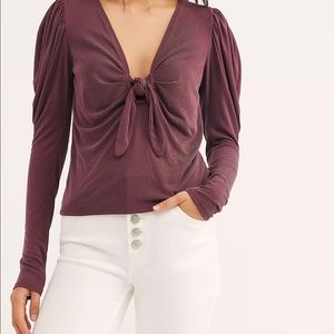 NEW FREE PEOPLE Tie The Knot Top